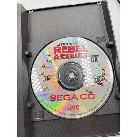 Star Wars: Rebel Assault (Sega CD, 1993) Complete with Manual - Picture 6 of 9